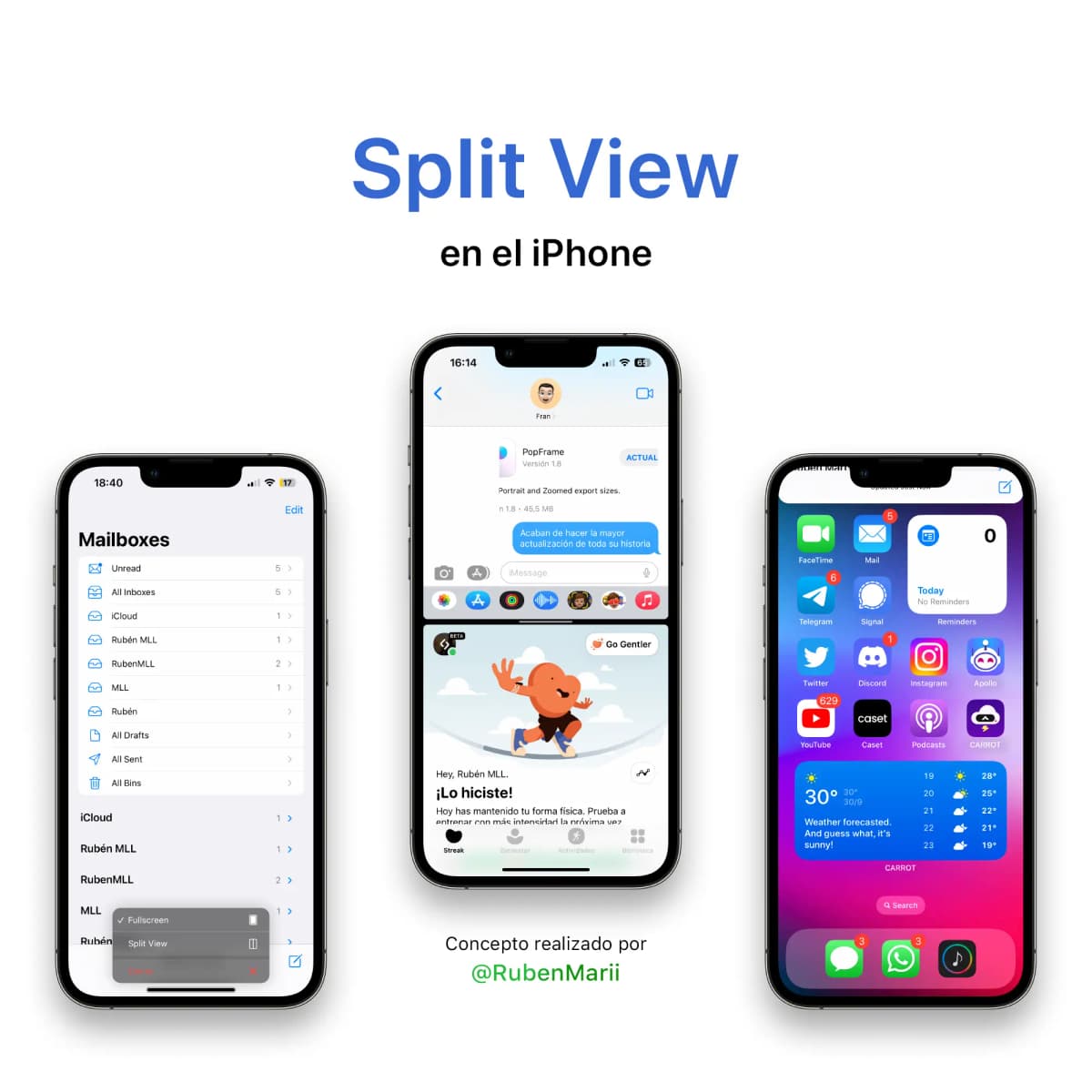 Split View en el iPhone
